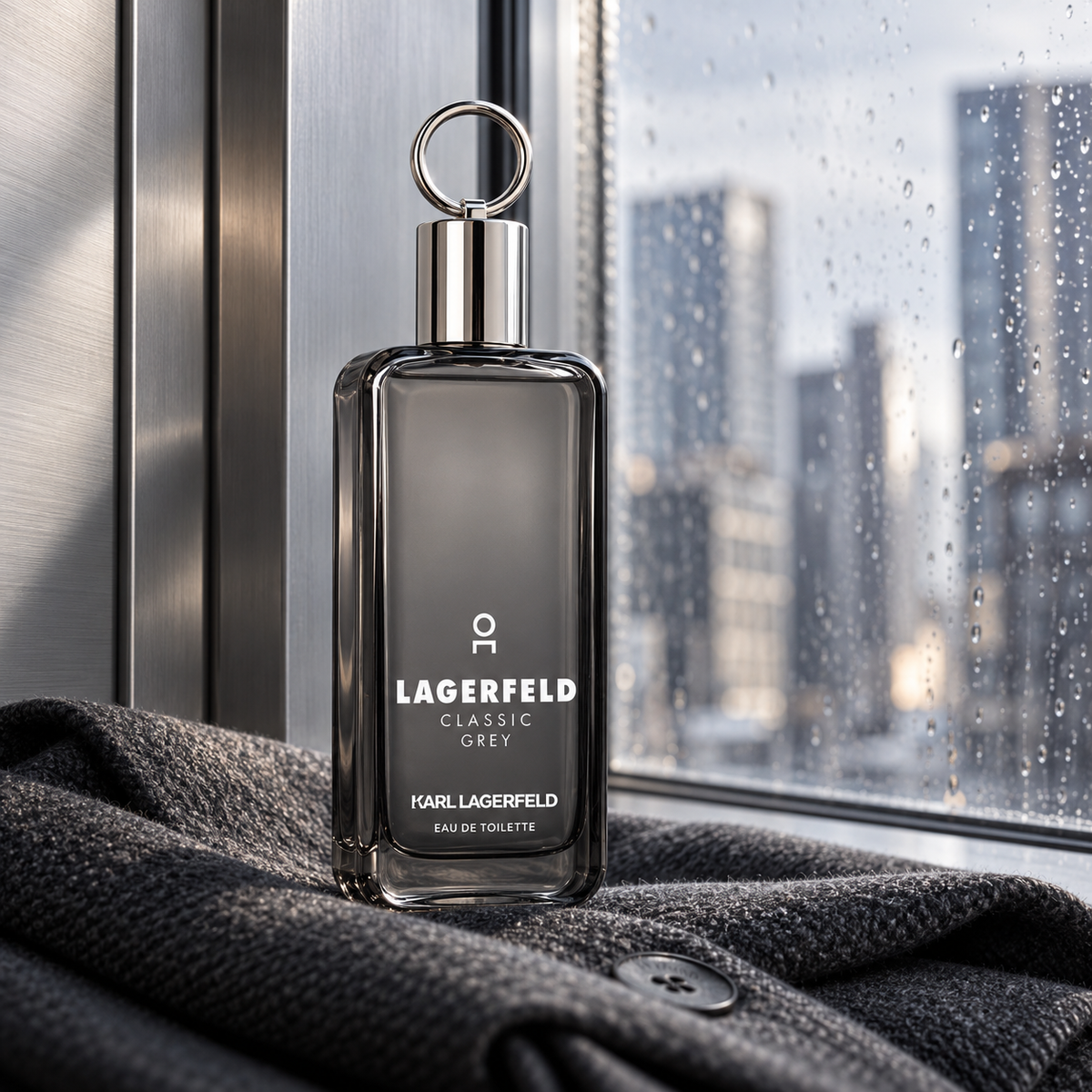Karl Lagerfeld Classic Grey EDT 100 ml – atmosférická fotografie – MrRizz