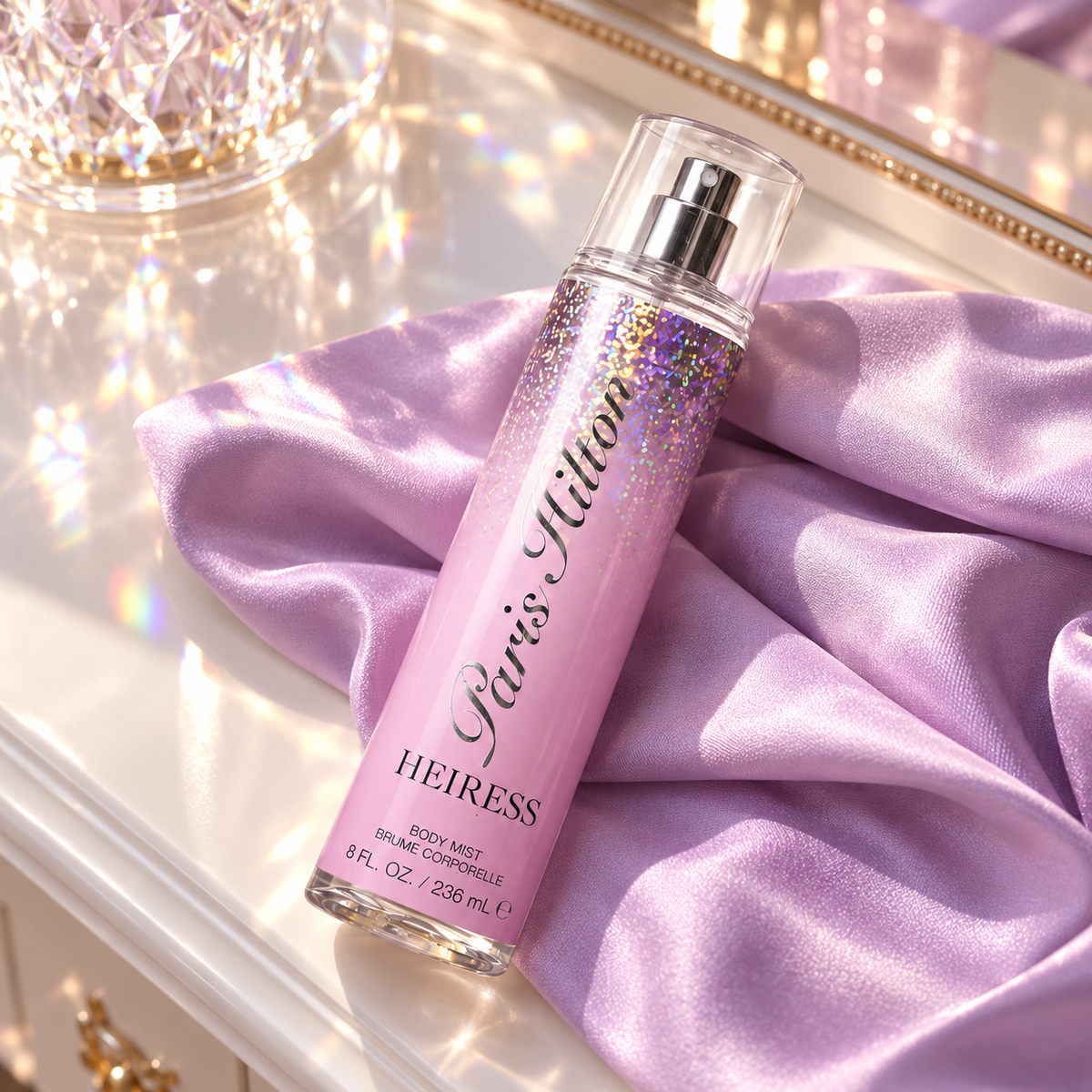 Paris Hilton Heiress Tělový sprej 236 ml – atmosférická fotografie – MrRizz