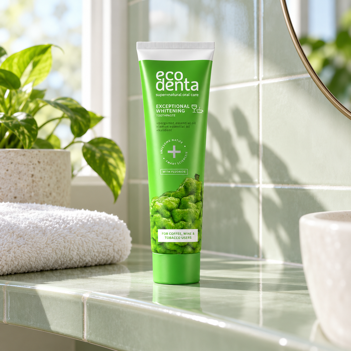 Ecodenta Toothpaste Exceptional Whitening 100 ml – atmosférická fotografie – MrRizz