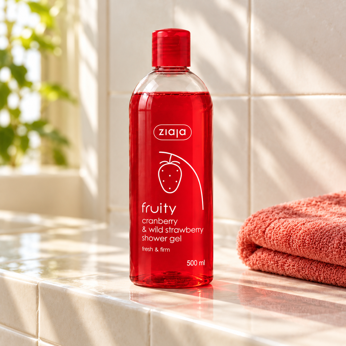 Ziaja Fruity Sprchový gel 500 ml – atmosférická fotografie – MrRizz