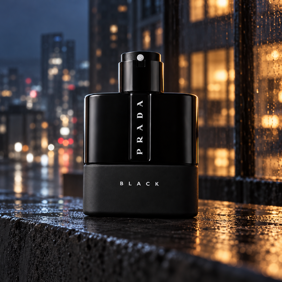 Prada Luna Rossa Black EDP 100 ml – atmosférická fotografie – MrRizz