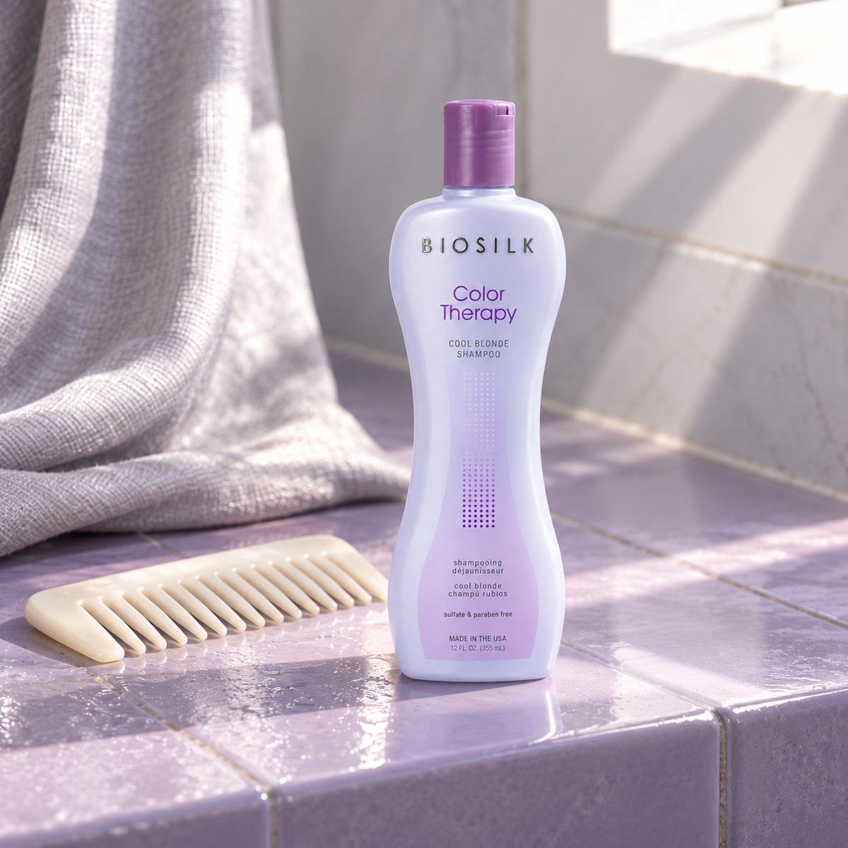 Farouk Systems Biosilk Color Therapy Cool Blonde Šampon 355 ml – atmosférická fotografie – MrRizz