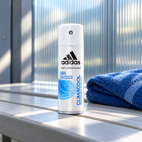 Adidas Climacool 48H Antiperspirant 150 ml – atmosférická fotografie – MrRizz