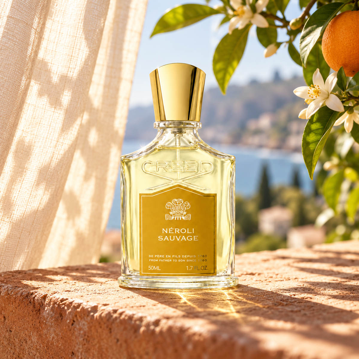 Creed Neroli Sauvage EDP 50 ml – atmosférická fotografie – MrRizz