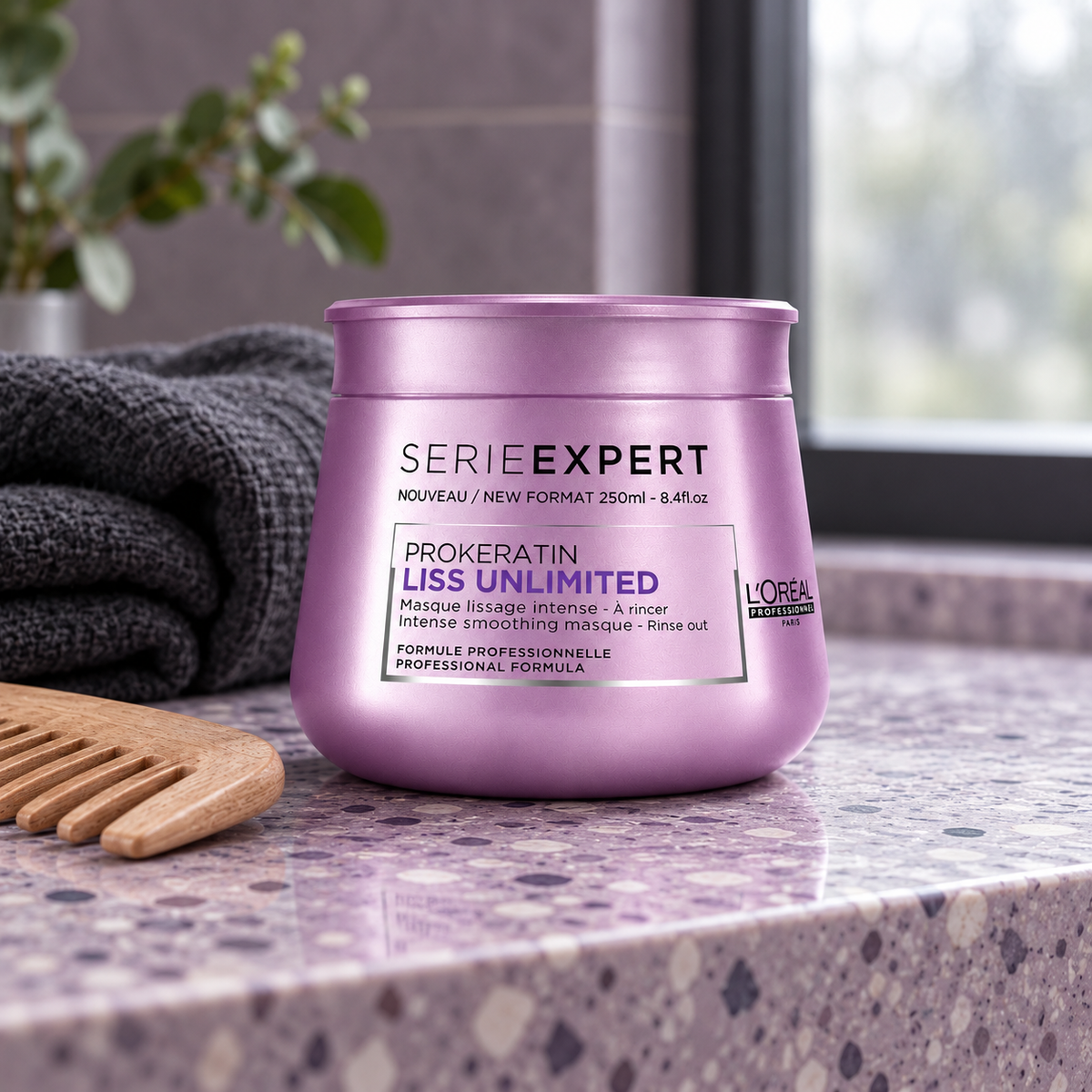 L'Oréal Professionnel Liss Unlimited Professional Mask 250 ml – atmosférická fotografie – MrRizz
