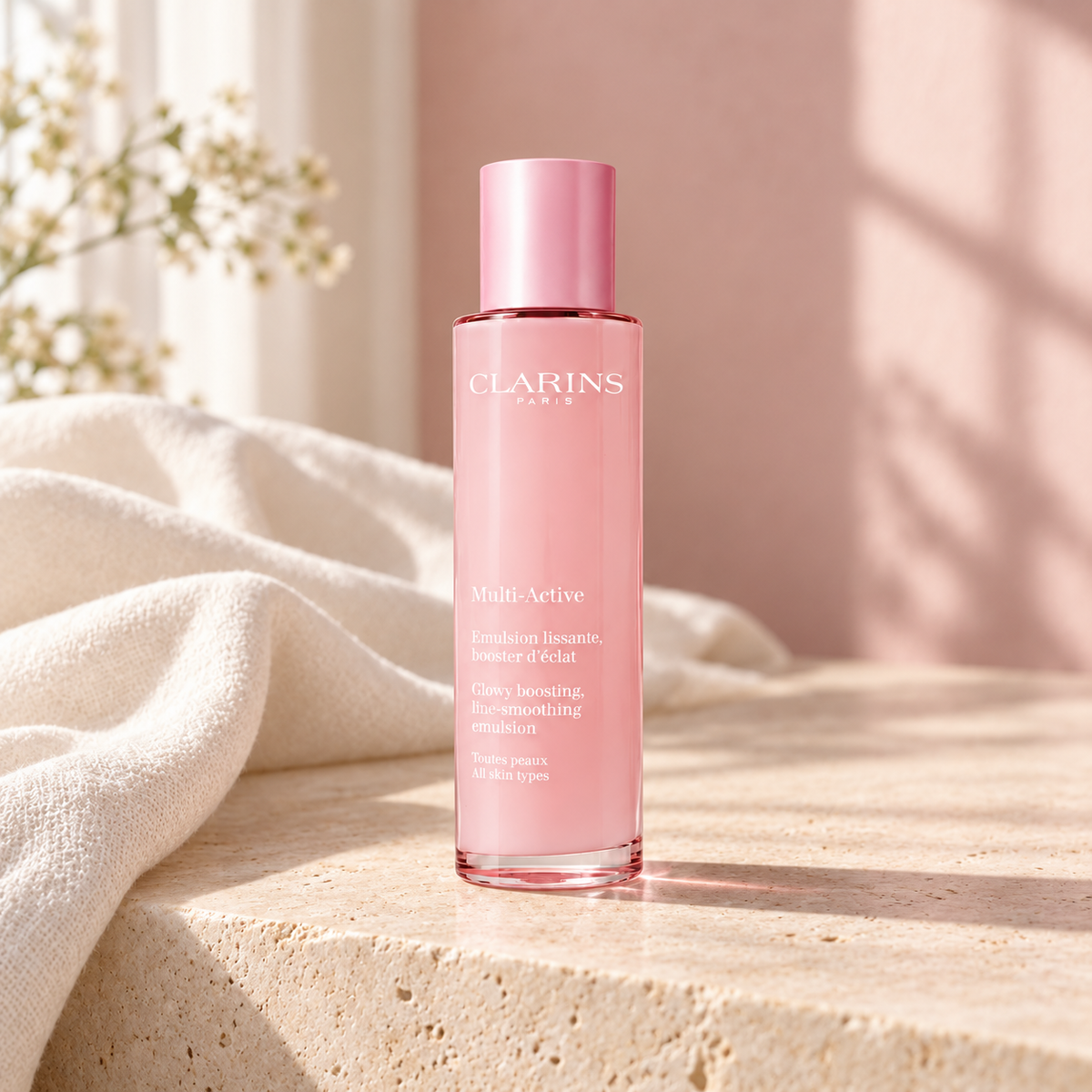 Clarins Multi-Active Emulsion 100 ml – atmosférická fotografie – MrRizz