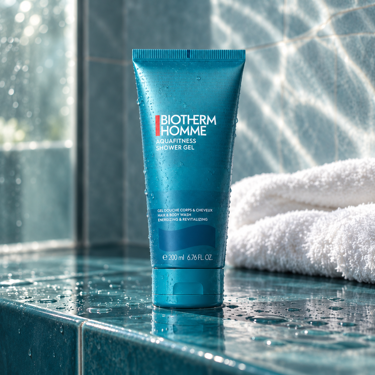 Biotherm Homme Aquafitness 200 ml – atmosférická fotografie – MrRizz