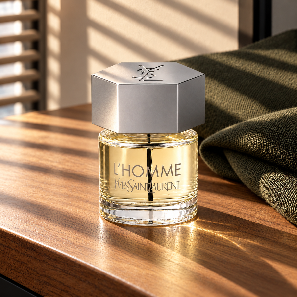 Yves Saint Laurent L'Homme 60 ml – atmosférická fotografie – MrRizz