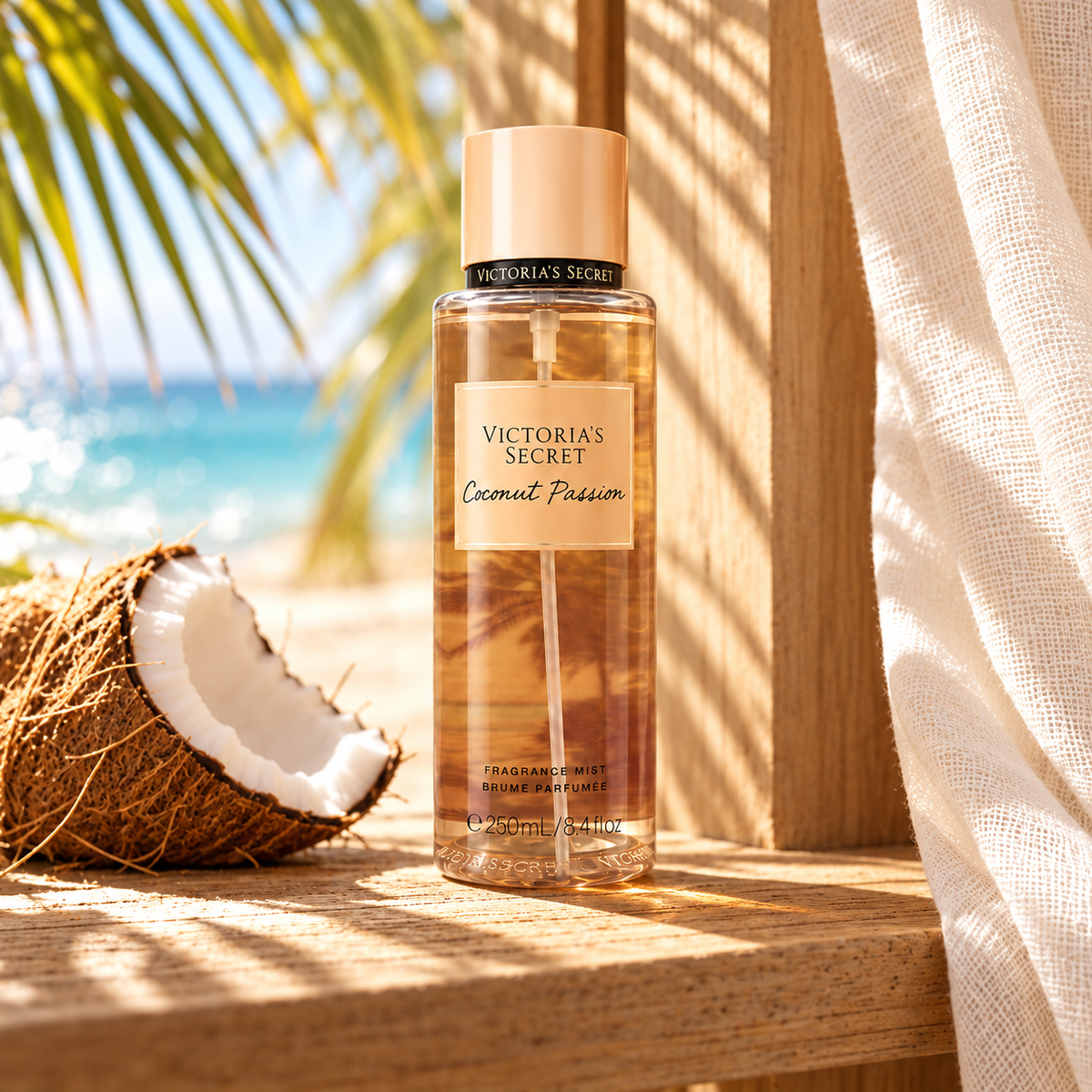 Victoria´s Secret Coconut Passion 250 ml – atmosférická fotografie – MrRizz