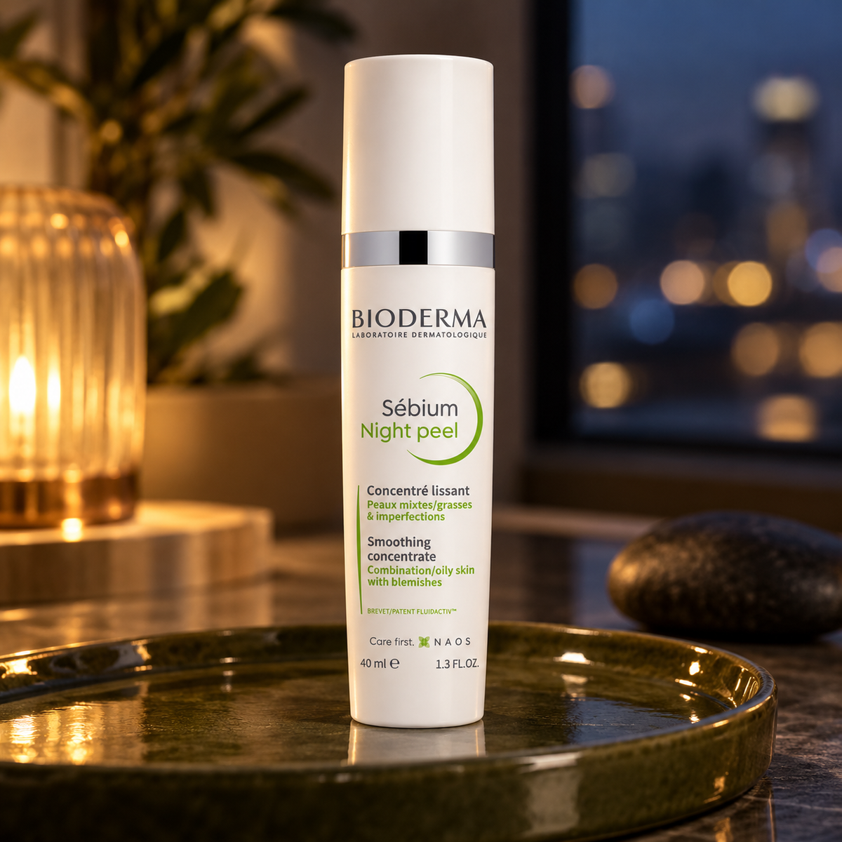 BIODERMA Sébium Night Peel 40 ml – atmosférická fotografie – MrRizz