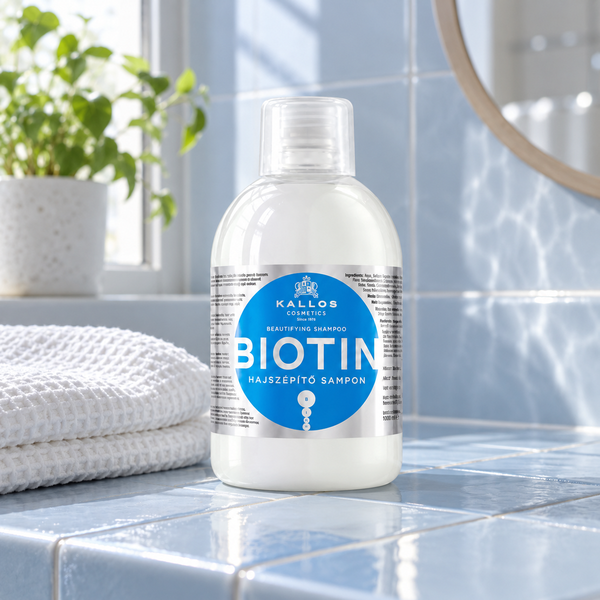 Kallos Cosmetics Biotin 1000 ml – atmosférická fotografie – MrRizz