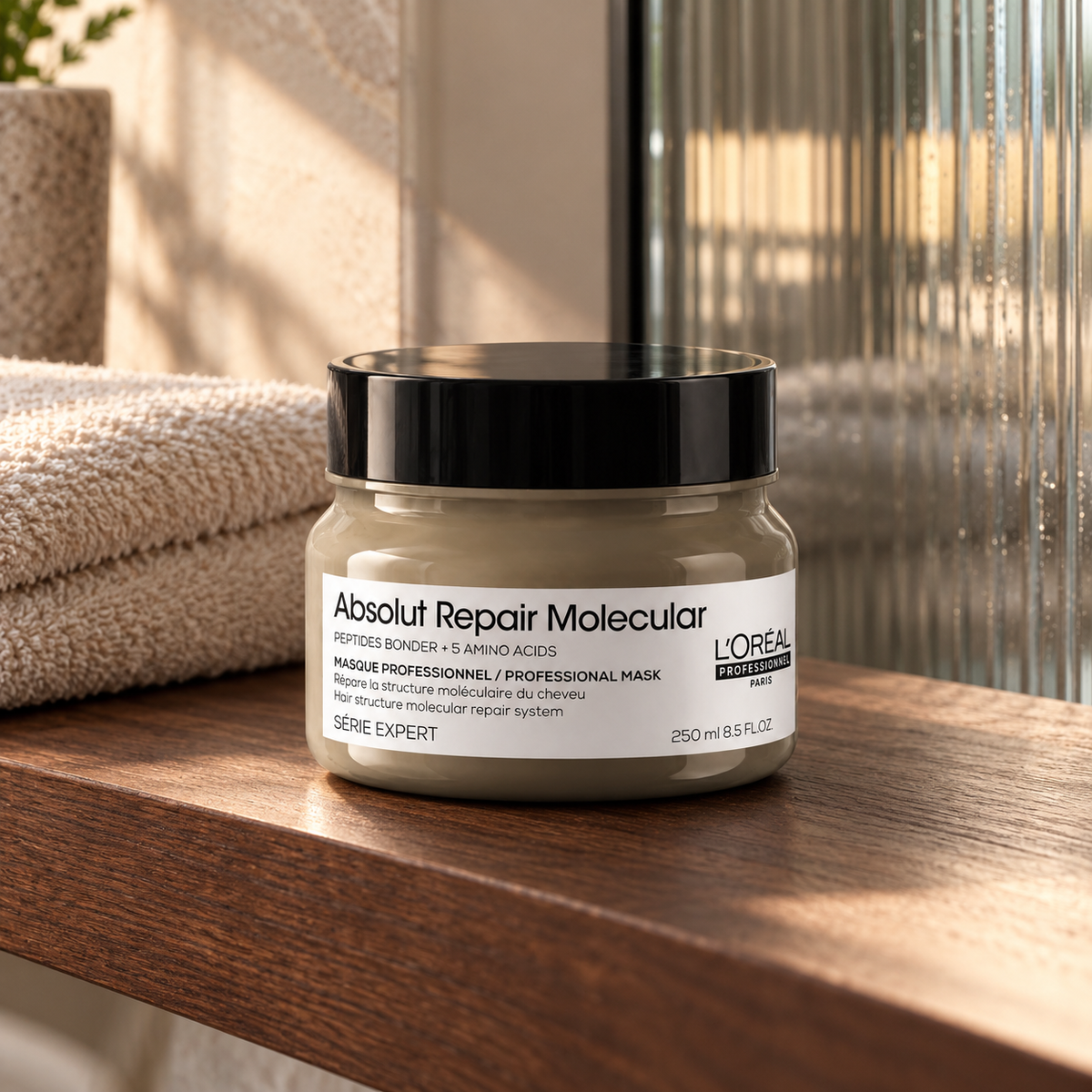 L'Oréal Professionnel Absolut Repair Molecular Professional Mask 250 ml – atmosférická fotografie – MrRizz