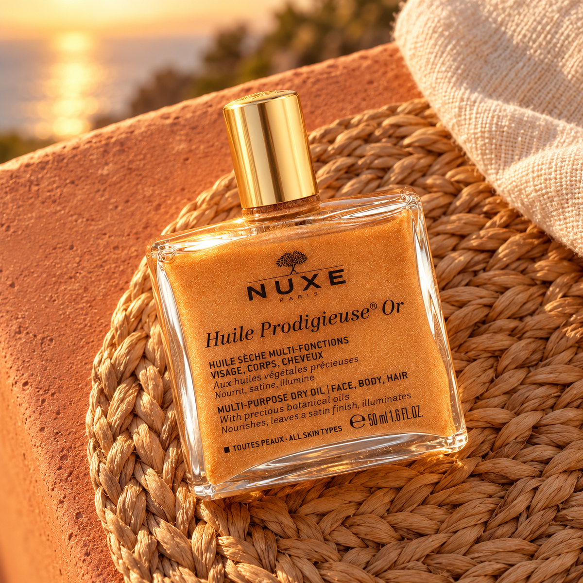NUXE Huile Prodigieuse Or 50 ml – atmosférická fotografie – MrRizz