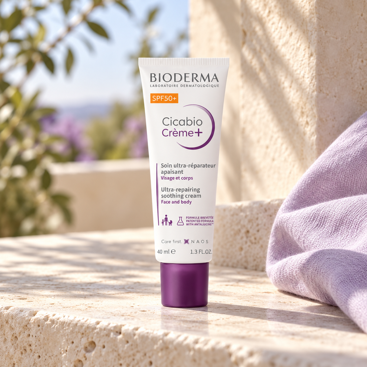 BIODERMA Cicabio Creme+ Ultra-Repairing Soothing Cream 40 ml – atmosférická fotografie – MrRizz