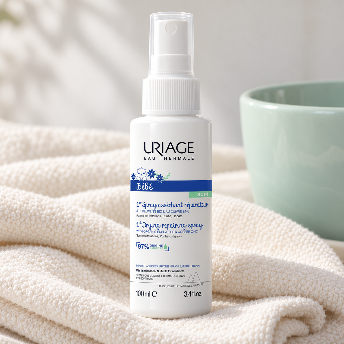 Uriage Bébé 1st Drying Repairing Spray 100 ml – atmosférická fotografie – MrRizz