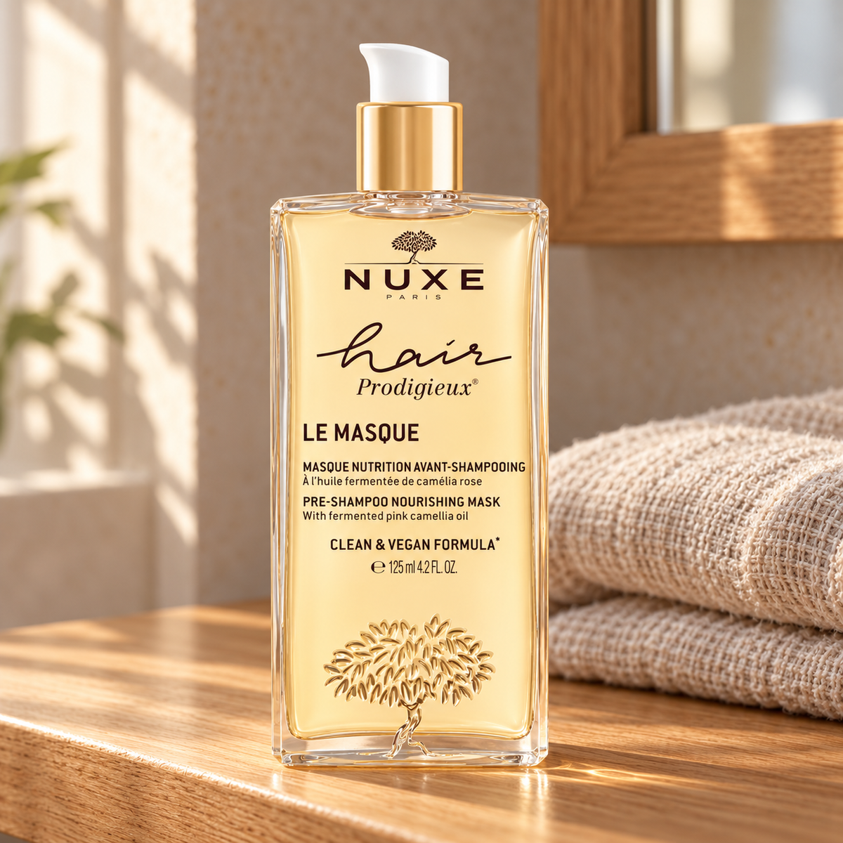 NUXE Prodigieux Pre-Shampoo Nourishing Mask 125 ml – atmosférická fotografie – MrRizz