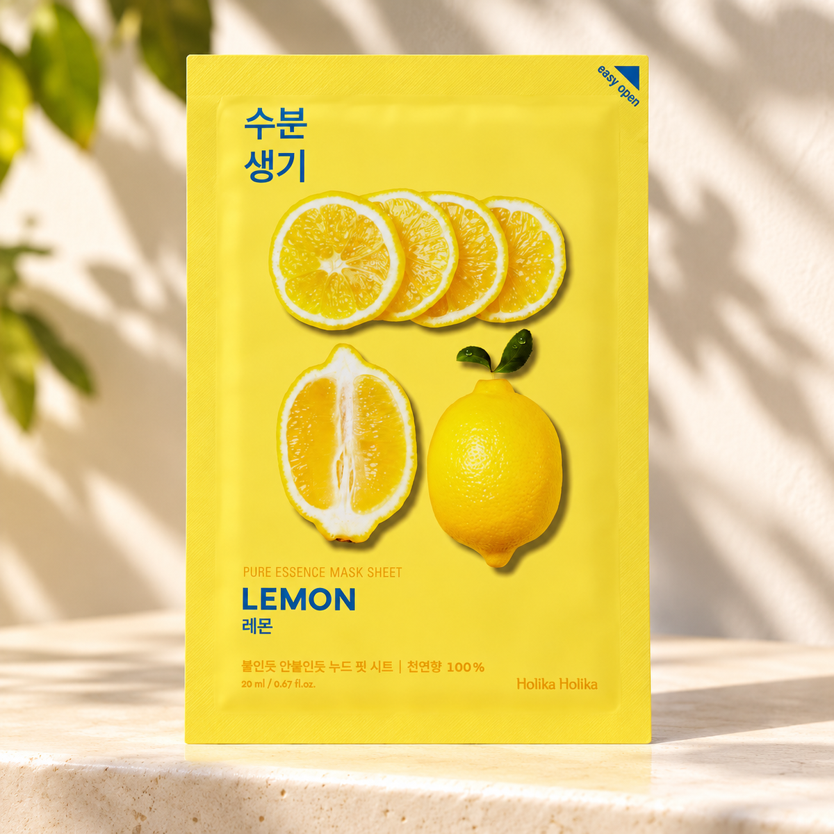 Holika Holika Pure Essence Mask Sheet Lemon 20 ml – atmosférická fotografie – MrRizz