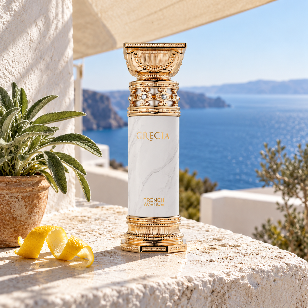 French Avenue Grecia 100 ml – doprovodná scéna | MrRizz.cz