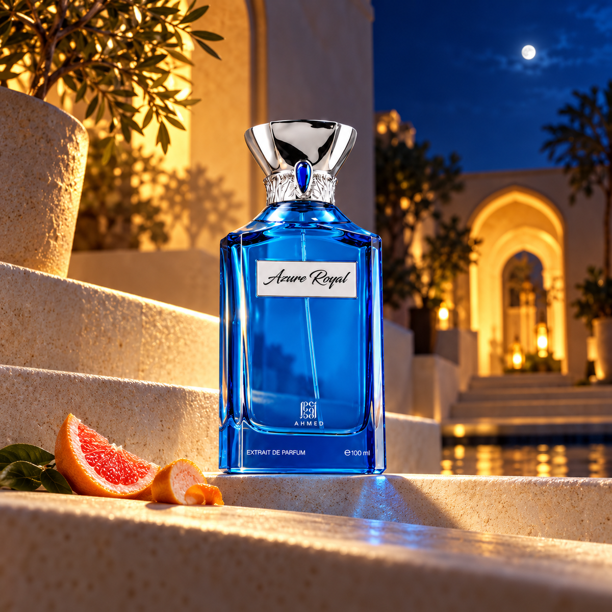 Ahmed Al Maghribi Azure Royal 100 ml – doprovodná scéna | MrRizz.cz