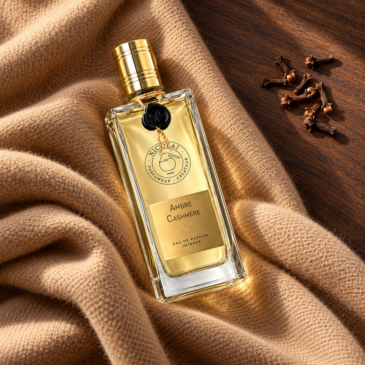 Nicolai Parfumeur Createur Ambre Cashmere Intense 100 ml – doprovodná scéna | MrRizz.cz