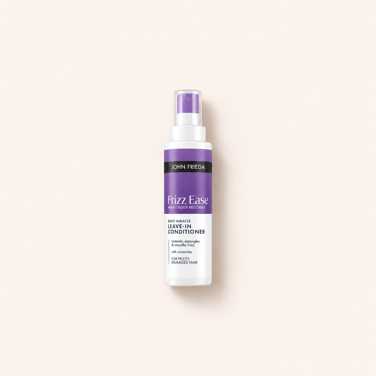 Bezoplachový kondicionér John Frieda Frizz Ease Daily Miracle 200 ml na béžovém pozadí – MrRizz