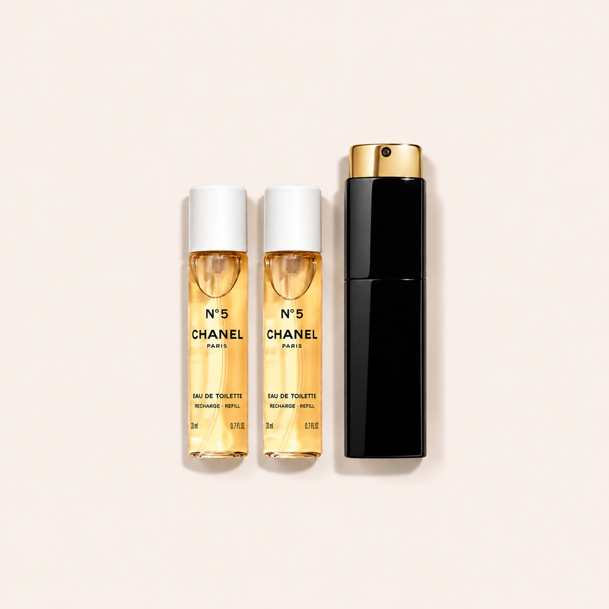 Chanel N°5 – sada EDT Twist and Spray 3 × 20 ml – MrRizz