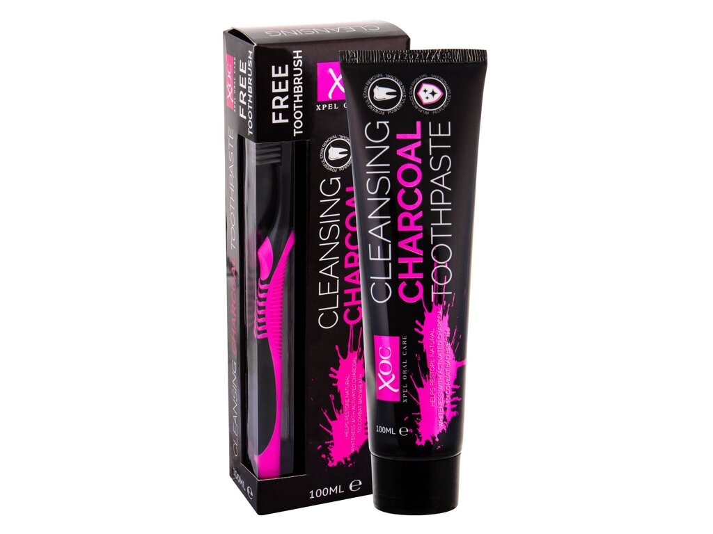 Xpel Oral Care Cleansing Charcoal 100 ml - 100ml - Zubní pasta